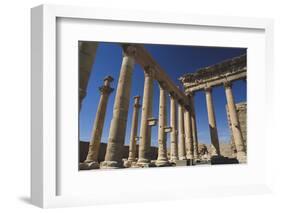 Syria, Palmyra, View of Temple of Bel-Steve Roxbury-Framed Photographic Print