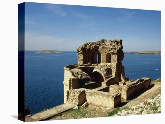 Syria. Qalat Jabar Fortress. Lake Assad-null-Stretched Canvas