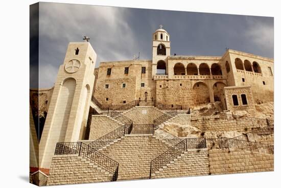 Syria - Saydnaya. Convent of Our Lady of Saydnaya, Ad 547-null-Stretched Canvas