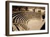 Syria - Shahba,  Roman Theater, Seating-null-Framed Giclee Print