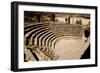 Syria - Shahba,  Roman Theater, Seating-null-Framed Giclee Print