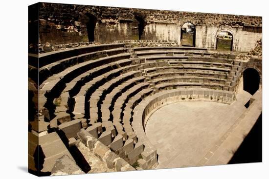 Syria - Shahba,  Roman Theater, Seating-null-Stretched Canvas