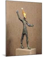 Syria, Ugarit, Statue Representing the God Baal, Bronze and Gold-null-Mounted Giclee Print