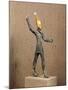 Syria, Ugarit, Statue Representing the God Baal, Bronze and Gold-null-Mounted Giclee Print