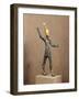 Syria, Ugarit, Statue Representing the God Baal, Bronze and Gold-null-Framed Giclee Print