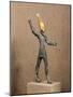 Syria, Ugarit, Statue Representing the God Baal, Bronze and Gold-null-Mounted Giclee Print