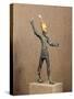Syria, Ugarit, Statue Representing the God Baal, Bronze and Gold-null-Stretched Canvas