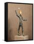 Syria, Ugarit, Statue Representing the God Baal, Bronze and Gold-null-Framed Stretched Canvas