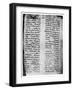 Syriac Version of the Pentateuch, 1926-null-Framed Giclee Print