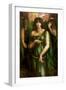 Syrian Astarte Pictured in a Trinity-Dante Gabriel Rossetti-Framed Art Print