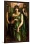 Syrian Astarte Pictured in a Trinity-Dante Gabriel Rossetti-Framed Art Print