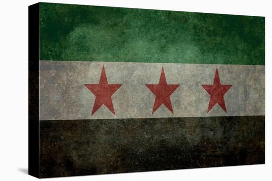 Syrian Interim Government And Syrian National Coalition'S National Flag-Bruce stanfield-Stretched Canvas