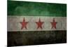 Syrian Interim Government And Syrian National Coalition'S National Flag-Bruce stanfield-Mounted Art Print