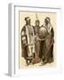 Syrian Man (Left), Woman of Damascus, and an Arab from Baghdad-null-Framed Giclee Print