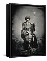 Syrian Patriarch of Jerusalem, 1850s-Mendel John Diness-Framed Stretched Canvas