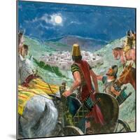 Syrian Troops in Search of Elisha-Clive Uptton-Mounted Premium Giclee Print