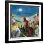 Syrian Troops in Search of Elisha-Clive Uptton-Framed Giclee Print