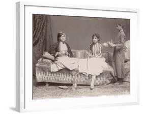 Syrian Women Resting-null-Framed Photographic Print