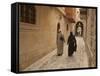 Syrian Women Walking Through Old Town, Al-Jdeida, Aleppo (Haleb), Syria, Middle East-Christian Kober-Framed Stretched Canvas