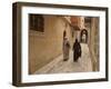 Syrian Women Walking Through Old Town, Al-Jdeida, Aleppo (Haleb), Syria, Middle East-Christian Kober-Framed Photographic Print