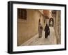 Syrian Women Walking Through Old Town, Al-Jdeida, Aleppo (Haleb), Syria, Middle East-Christian Kober-Framed Photographic Print