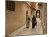 Syrian Women Walking Through Old Town, Al-Jdeida, Aleppo (Haleb), Syria, Middle East-Christian Kober-Mounted Photographic Print