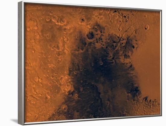 Syrtis Major Region of Mars-Stocktrek Images-Framed Photographic Print