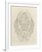 System of Architectural Ornament: Plate 12, Values of Overlap and Overlay, 1922-23-Louis Sullivan-Framed Giclee Print