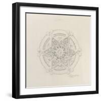 System of Architectural Ornament: Plate 19, Untitled, 1922-23-Louis Sullivan-Framed Giclee Print