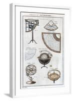 System of Astronomy, C1790-null-Framed Giclee Print