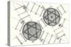 System of Hexagonal Turning Plates for Parallel Tracks and Crossed Tracks-null-Stretched Canvas