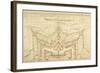 System of Mines and Countermines of Turin's Citadel During Siege of 1706-null-Framed Giclee Print