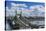 Szabadsag Hid (Liberty Bridge or Freedom Bridge), River Danube and the Town of Pest-Massimo Borchi-Stretched Canvas