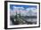 Szabadsag Hid (Liberty Bridge or Freedom Bridge), River Danube and the Town of Pest-Massimo Borchi-Framed Photographic Print