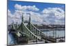 Szabadsag Hid (Liberty Bridge or Freedom Bridge), River Danube and the Town of Pest-Massimo Borchi-Mounted Photographic Print