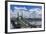 Szabadsag Hid (Liberty Bridge or Freedom Bridge), River Danube and the Town of Pest-Massimo Borchi-Framed Photographic Print