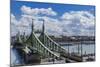 Szabadsag Hid (Liberty Bridge or Freedom Bridge), River Danube and the Town of Pest-Massimo Borchi-Mounted Photographic Print