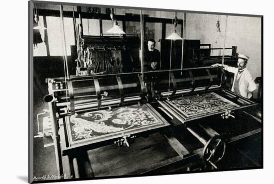 'Szczepanik's Electric Card-Cutting Machine', c1903-Unknown-Mounted Photographic Print