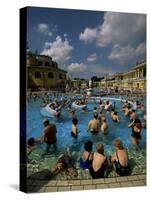 Szechenyi Baths, Budapest, Hungary, Europe-Oliviero Olivieri-Stretched Canvas