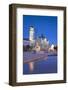 Szechenyi Square at Dusk, Pecs, Southern Transdanubia, Hungary, Europe-Ian Trower-Framed Photographic Print