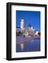 Szechenyi Square at Dusk, Pecs, Southern Transdanubia, Hungary, Europe-Ian Trower-Framed Photographic Print