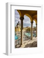 Szechenyi Thermal Baths, Budapest, Hungary, Europe-Ben Pipe-Framed Photographic Print