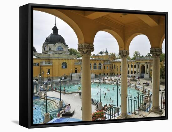 Szechenyi Thermal Baths, Budapest, Hungary-Mauricio Abreu-Framed Stretched Canvas