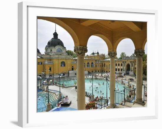 Szechenyi Thermal Baths, Budapest, Hungary-Mauricio Abreu-Framed Photographic Print