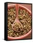 Szechuan Pepper in Bowl with Spoon-null-Framed Stretched Canvas