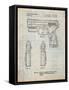 T 1000 Laser Pistol Patent-Cole Borders-Framed Stretched Canvas
