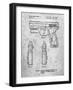 T 1000 Laser Pistol Patent-Cole Borders-Framed Art Print