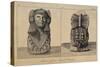 T.1596 Statue of an Aztec Priestess, Front and Back View, from Vol I of 'Researches Concerning…-Friedrich Alexander, Baron Von Humboldt-Stretched Canvas