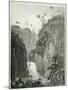 T.1597 Cascade of Regla, Near Mexico, from Vol I of 'Researches Concerning the Institutions and…-Friedrich Alexander, Baron Von Humboldt-Mounted Giclee Print