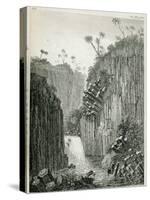 T.1597 Cascade of Regla, Near Mexico, from Vol I of 'Researches Concerning the Institutions and…-Friedrich Alexander, Baron Von Humboldt-Stretched Canvas